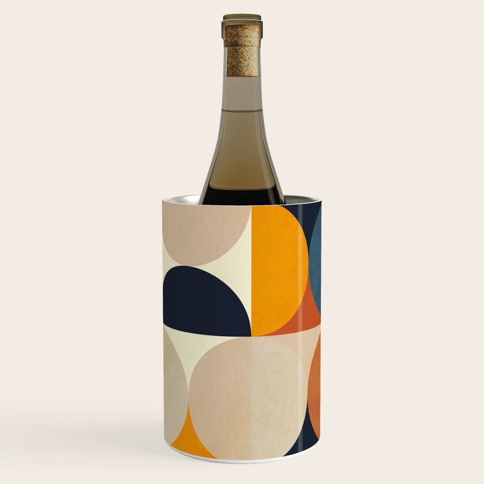 mid century abstract shapes fall winter 1 Wine Chiller Gallery Image 3
