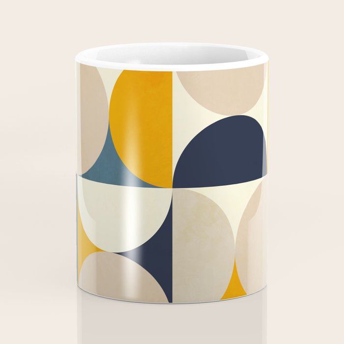 mid century abstract shapes fall winter 1 Coffee Mug Gallery Image 4