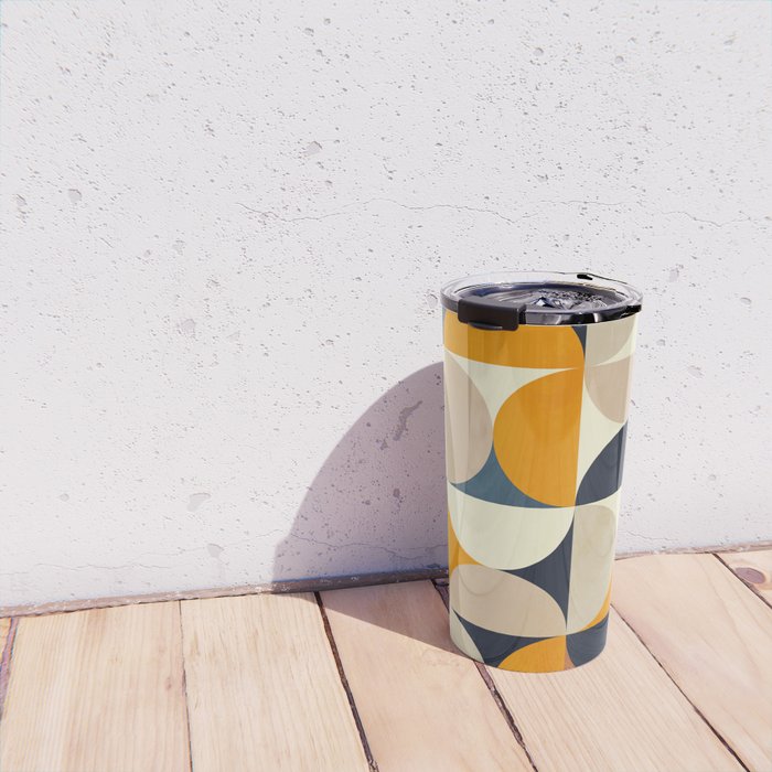 mid century abstract shapes fall winter 1 Travel Mug Gallery Image 4