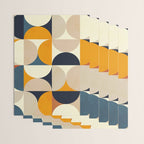 mid century abstract shapes fall winter 1 Wrapping Paper Gallery Image 3