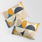 mid century abstract shapes fall winter 1 Pillow Sham Gallery Image 3