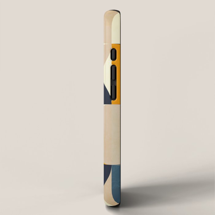 mid century abstract shapes fall winter 1 iPhone Case Gallery Image 2