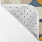 mid century abstract shapes fall winter 1 Bath Mat Gallery Image 2