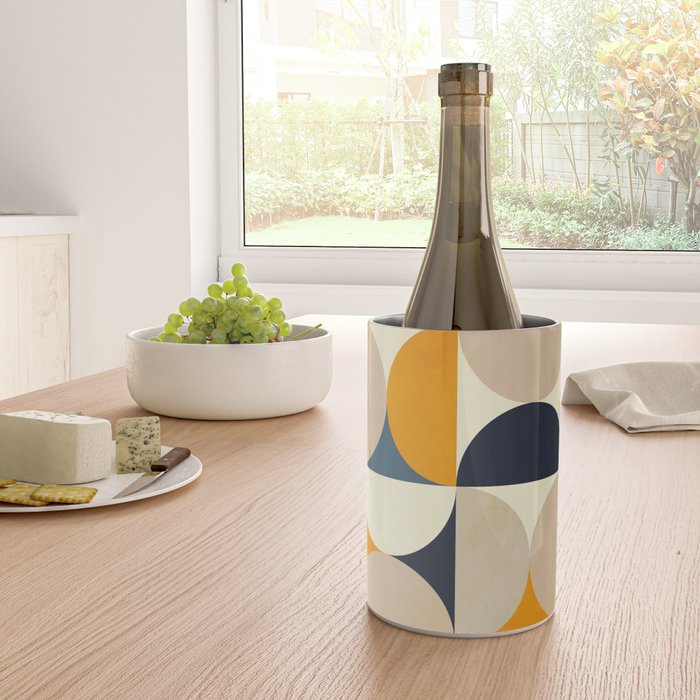mid century abstract shapes fall winter 1 Wine Chiller Gallery Image 4