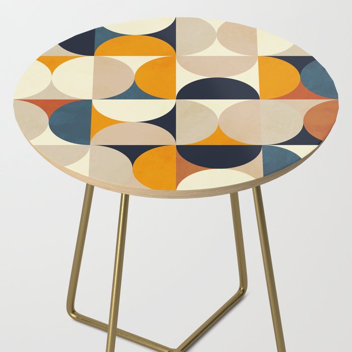 mid century abstract shapes fall winter 1 Side Table Gallery Image 2