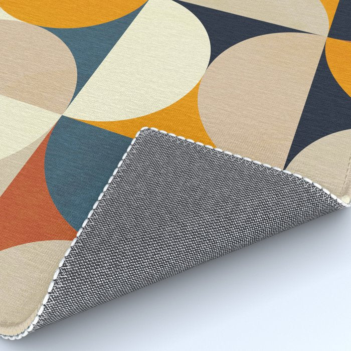 mid century abstract shapes fall winter 1 Rug Gallery Image 4