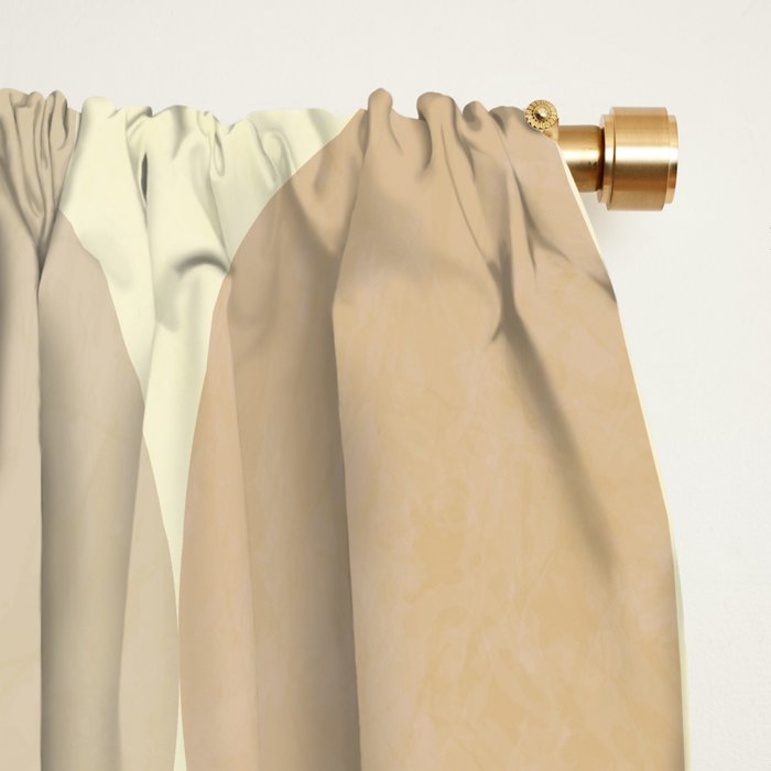 mid century abstract shapes fall winter 1 Window Curtain Gallery Image 2