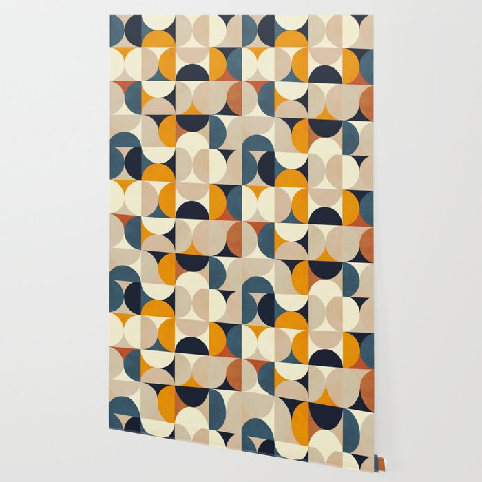 mid century abstract shapes fall winter 1 Wallpaper Gallery Image 2