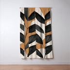 Minimalist Abstract Art Branch 4 Window Curtain Gallery Image 3