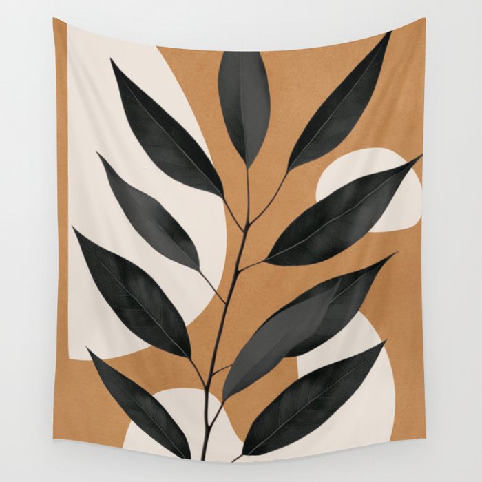 Minimalist Abstract Art Branch 4 Wall Tapestry Gallery Image 4