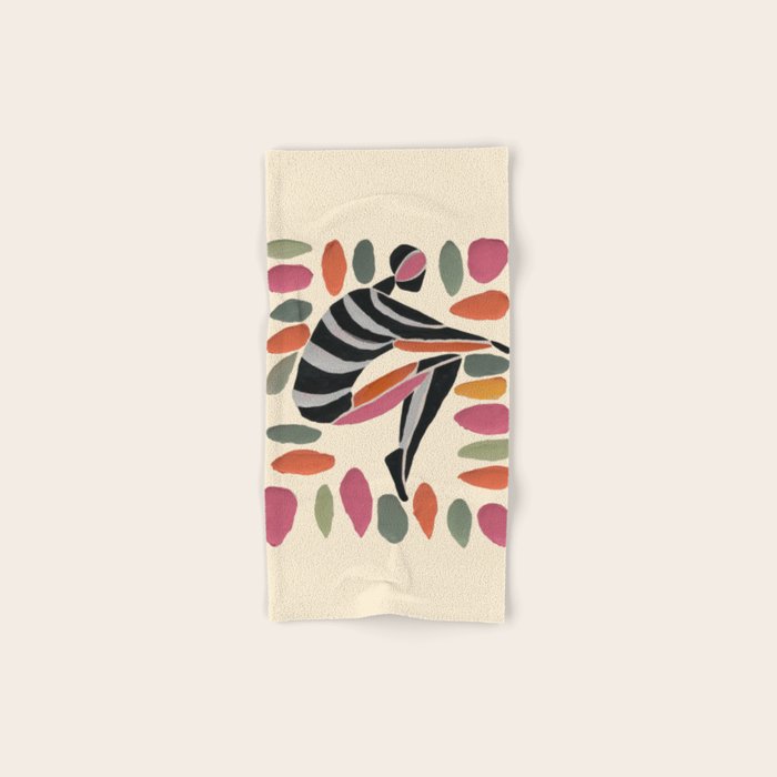 Dance of Shapes Bath Towel Gallery Image 1