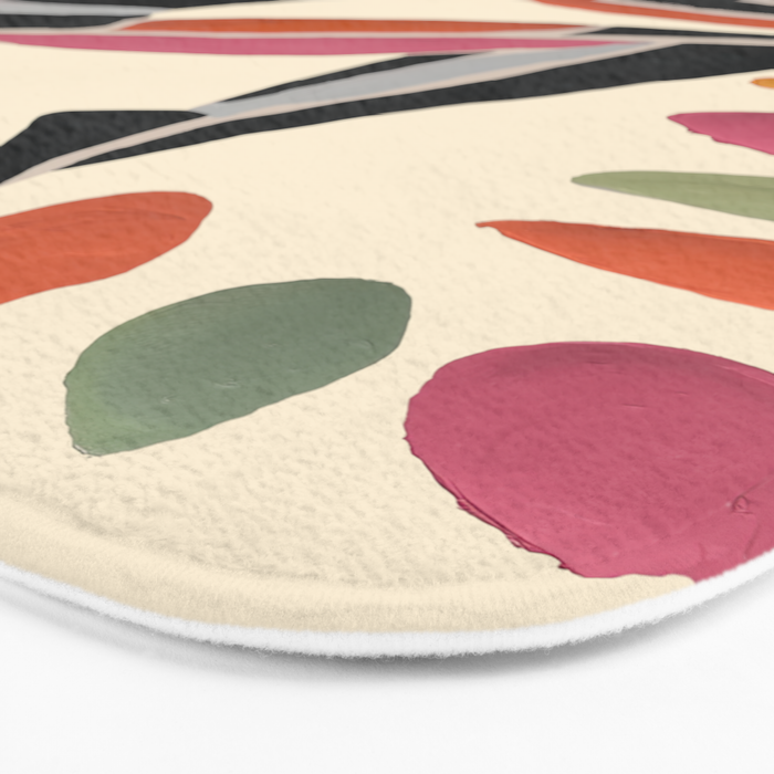 Dance of Shapes Bath Mat Gallery Image 3