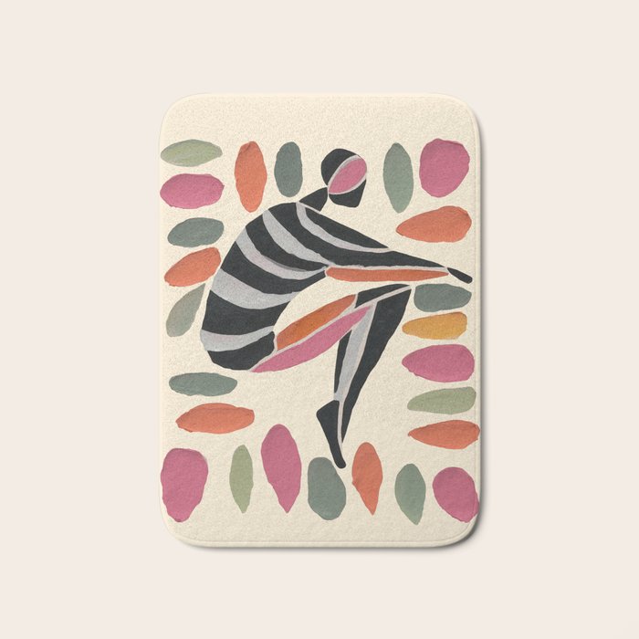 Dance of Shapes Bath Mat Gallery Image 1