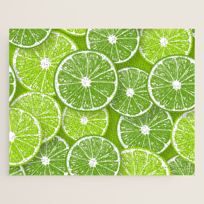 Lime pop Jigsaw Puzzle Gallery Image 1