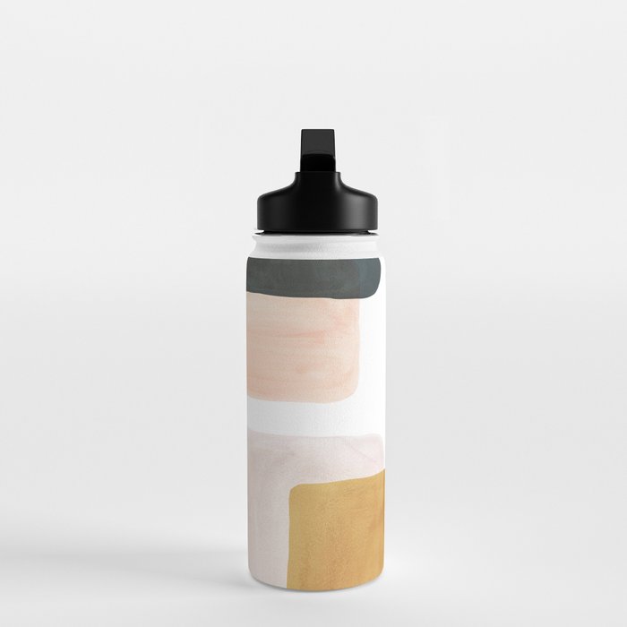 Multicolor abstract shapes Water Bottle Gallery Image 3