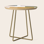 Multicolor abstract shapes Side Table Gallery Image 1