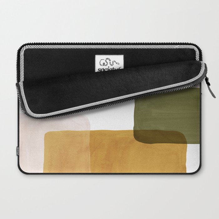 Multicolor abstract shapes Laptop Sleeve Gallery Image 2