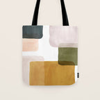 Multicolor abstract shapes Tote Bag Gallery Image 1