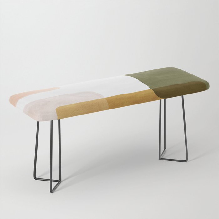 Multicolor abstract shapes Bench Gallery Image 1