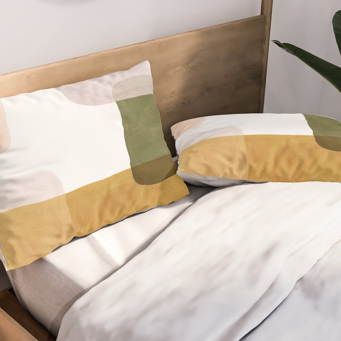 Multicolor abstract shapes Pillow Sham Gallery Image 2