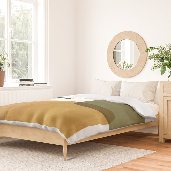 Multicolor abstract shapes Duvet Cover Gallery Image 2