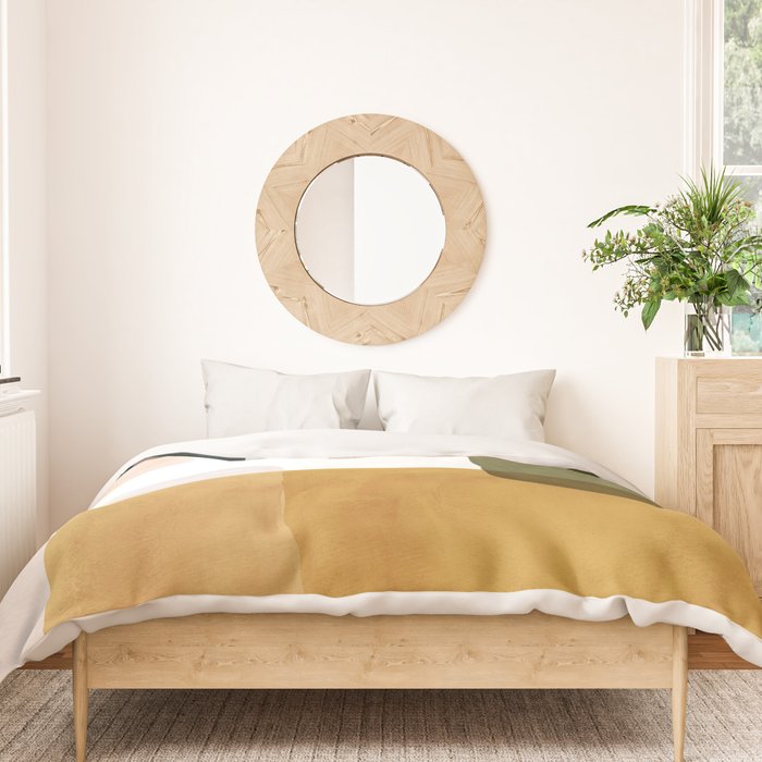 Multicolor abstract shapes Duvet Cover Gallery Image 3