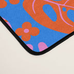 Pink Tigers and Flowers Desk Mat Gallery Image 4