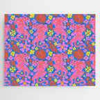 Pink Tigers and Flowers Jigsaw Puzzle Gallery Image 1