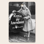 Roaring twenties repeal alcoholic prohibition volstad 18th amendment act flapper protest black and white vintage photograph - photography - photographs Cutting Board Gallery Image 1