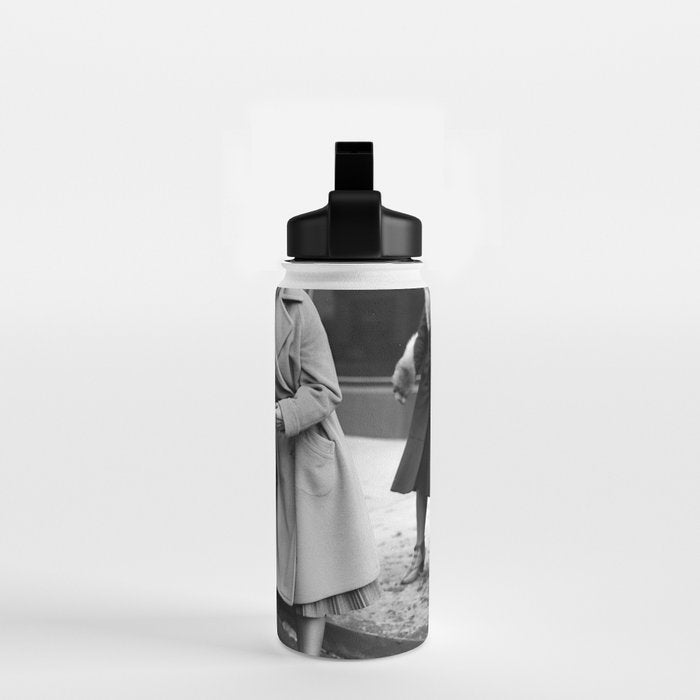 Roaring twenties repeal alcoholic prohibition volstad 18th amendment act flapper protest black and white vintage photograph - photography - photographs Water Bottle Gallery Image 2