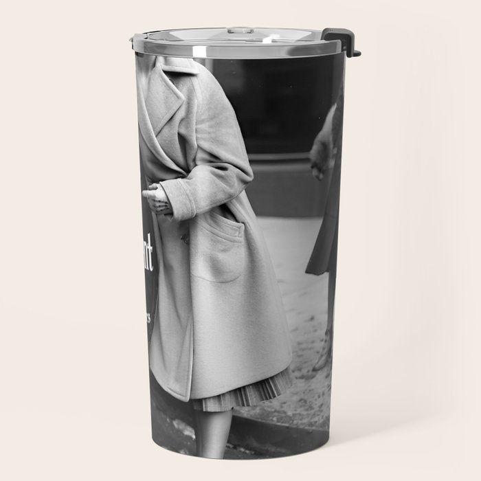 Roaring twenties repeal alcoholic prohibition volstad 18th amendment act flapper protest black and white vintage photograph - photography - photographs Travel Mug Gallery Image 2