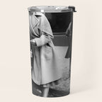 Roaring twenties repeal alcoholic prohibition volstad 18th amendment act flapper protest black and white vintage photograph - photography - photographs Travel Mug Gallery Image 2