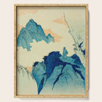 Climbing a mountain in Liuzhou Totoya Hokkei Japanese, 1780-1850  Serving Tray Gallery Image 1