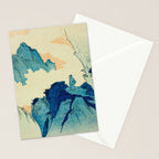 Climbing a mountain in Liuzhou Totoya Hokkei Japanese, 1780-1850  Stationery Card Gallery Image 2
