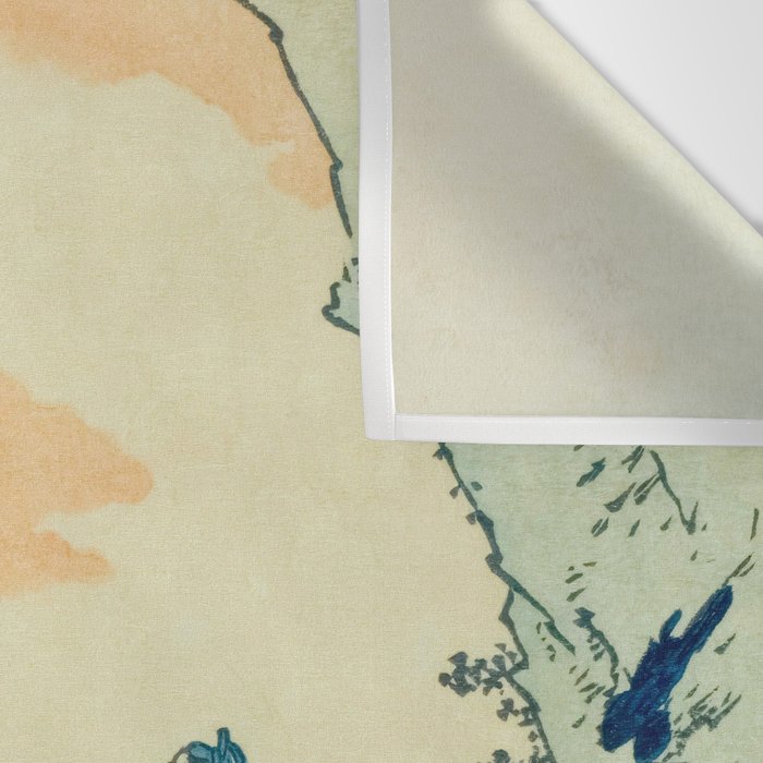 Climbing a mountain in Liuzhou Totoya Hokkei Japanese, 1780-1850  Wall Tapestry Gallery Image 3