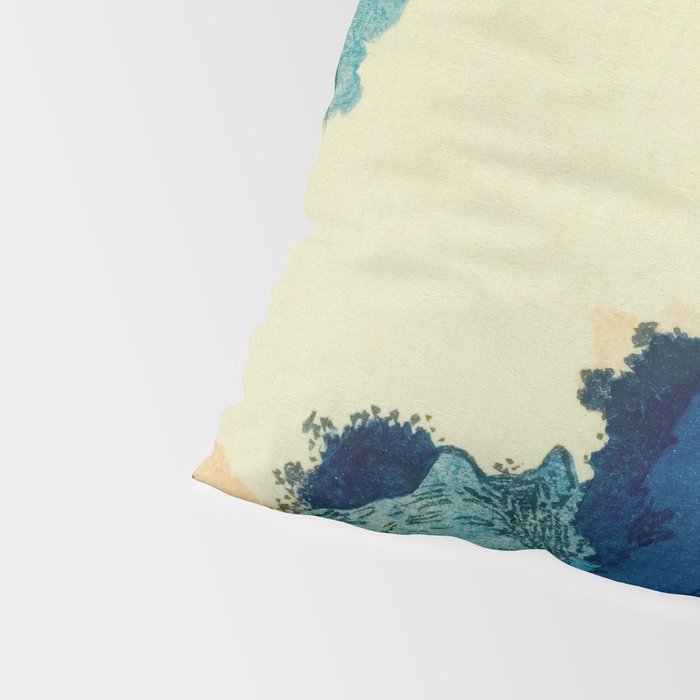 Climbing a mountain in Liuzhou Totoya Hokkei Japanese, 1780-1850  Pillow Sham Gallery Image 4