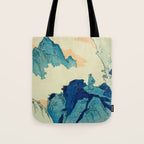 Climbing a mountain in Liuzhou Totoya Hokkei Japanese, 1780-1850  Tote Bag Gallery Image 1