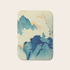 Climbing a mountain in Liuzhou Totoya Hokkei Japanese, 1780-1850  Bath Mat Gallery Image 1