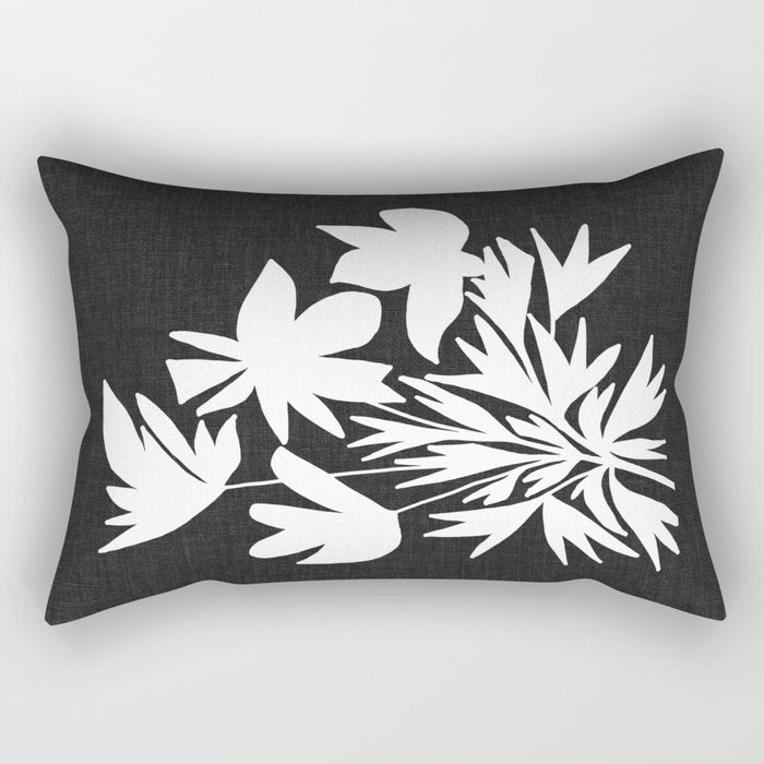 Bushy Bloom ii Rectangular Pillow Gallery Image 1