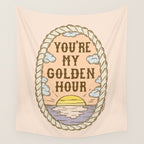 GOLDEN HOUR Wall Tapestry Gallery Image 4