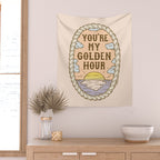 GOLDEN HOUR Wall Tapestry Gallery Image 2