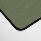 Solid Moss Green Desk Mat Gallery Image 4