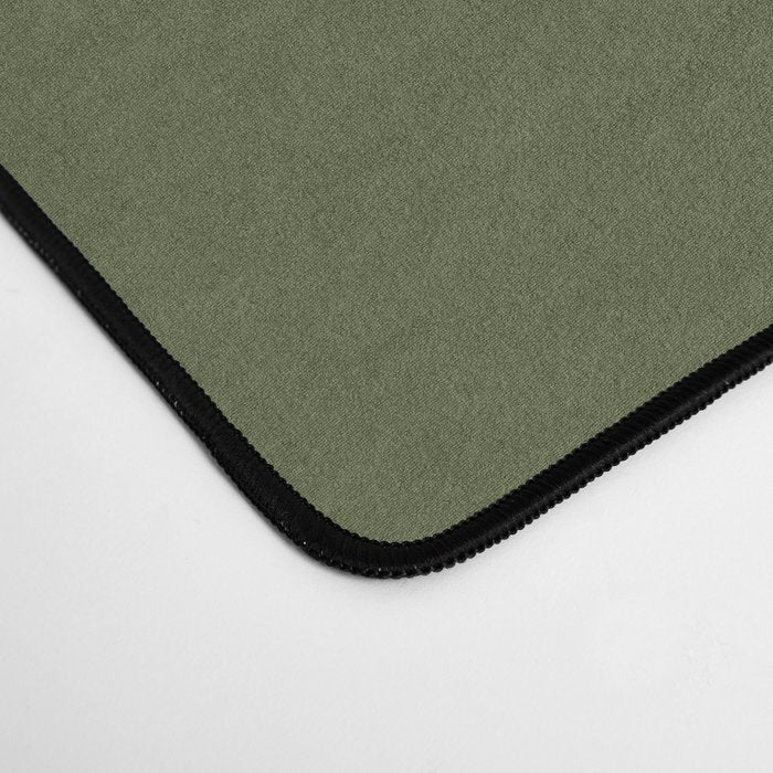 Solid Moss Green Desk Mat Gallery Image 4