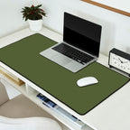 Solid Moss Green Desk Mat Gallery Image 2