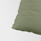 Solid Moss Green Pillow Sham Gallery Image 4