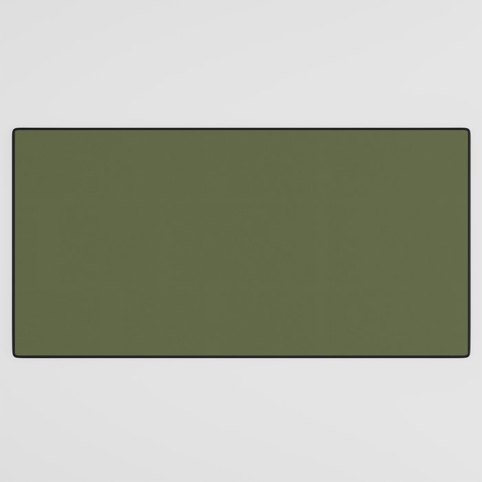 Solid Moss Green Desk Mat Gallery Image 3