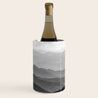 Forest Fade - Black and White Landscape Nature Photography Wine Chiller Gallery Image 3