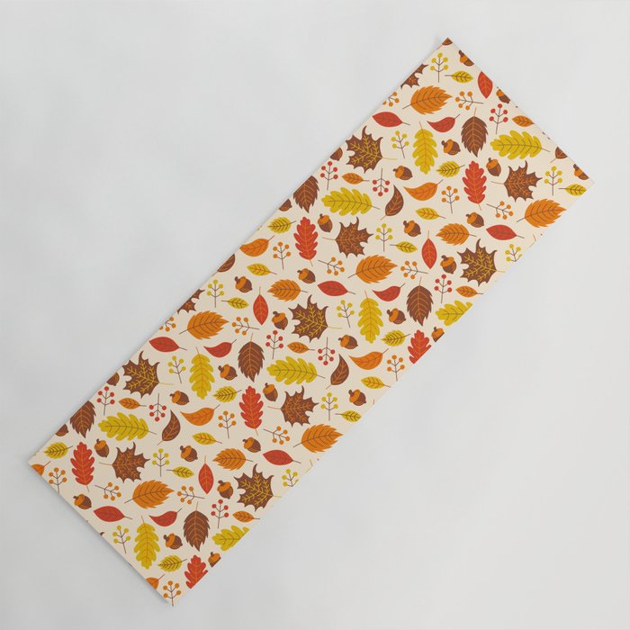 Autumn Leaves Yoga Mat Gallery Image 1
