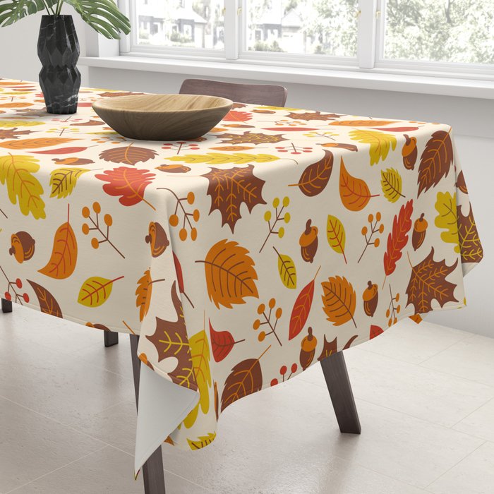 Autumn Leaves Tablecloth Gallery Image 3