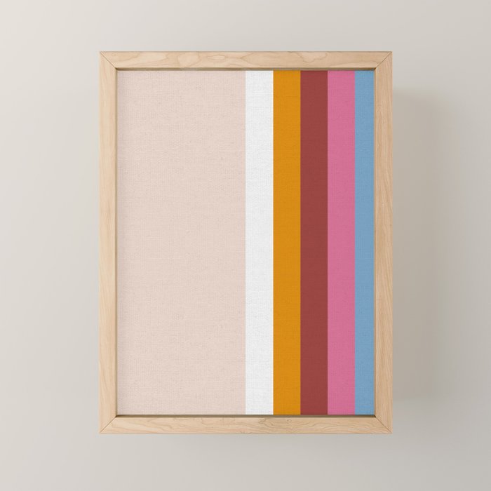 Modern Eclectic Rainbow Mini Art Print Gallery Image 1